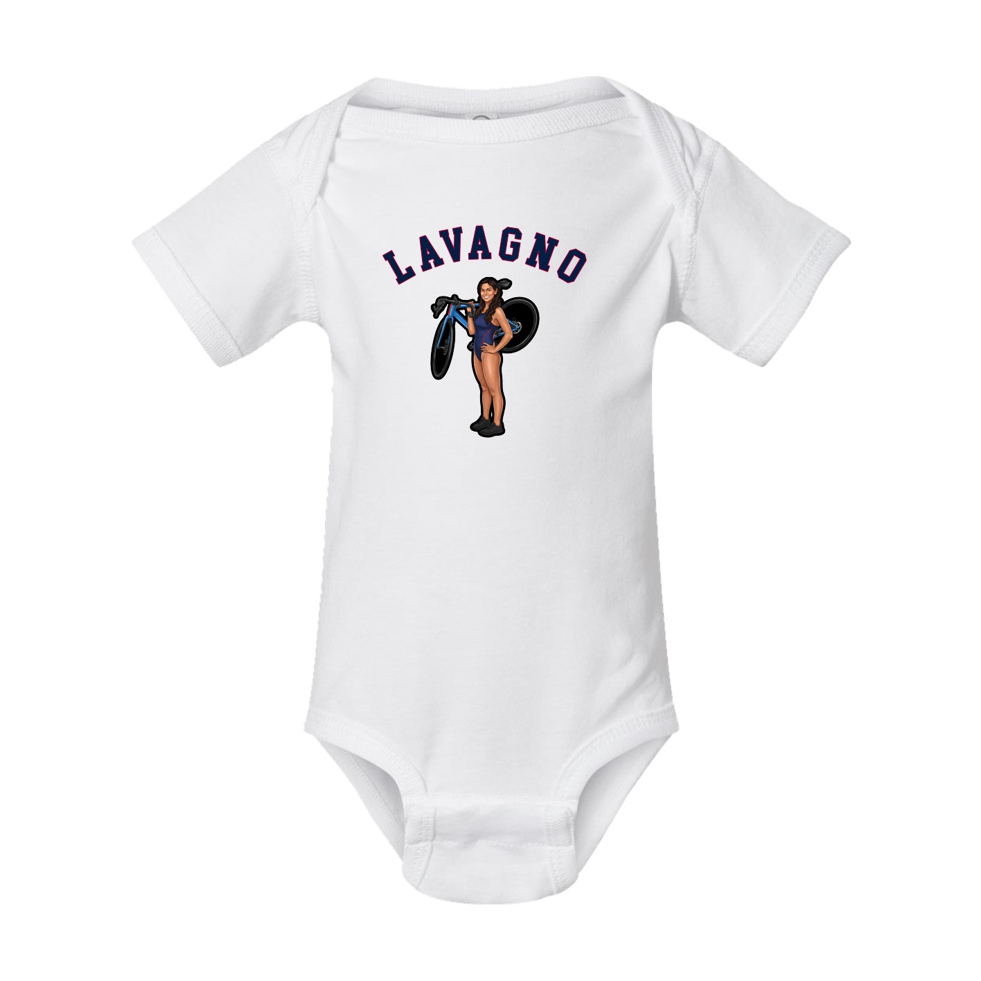 Baby Onesie — Shirsey Arch in White