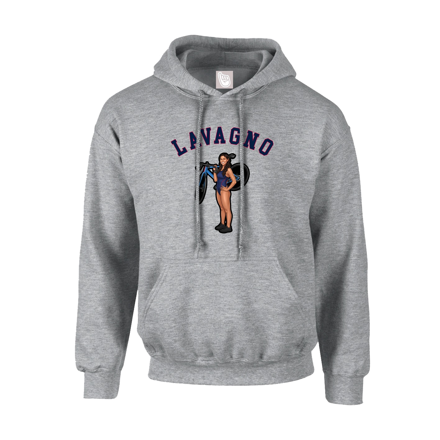 Youth Hoodie — Shirsey Arch in Grey