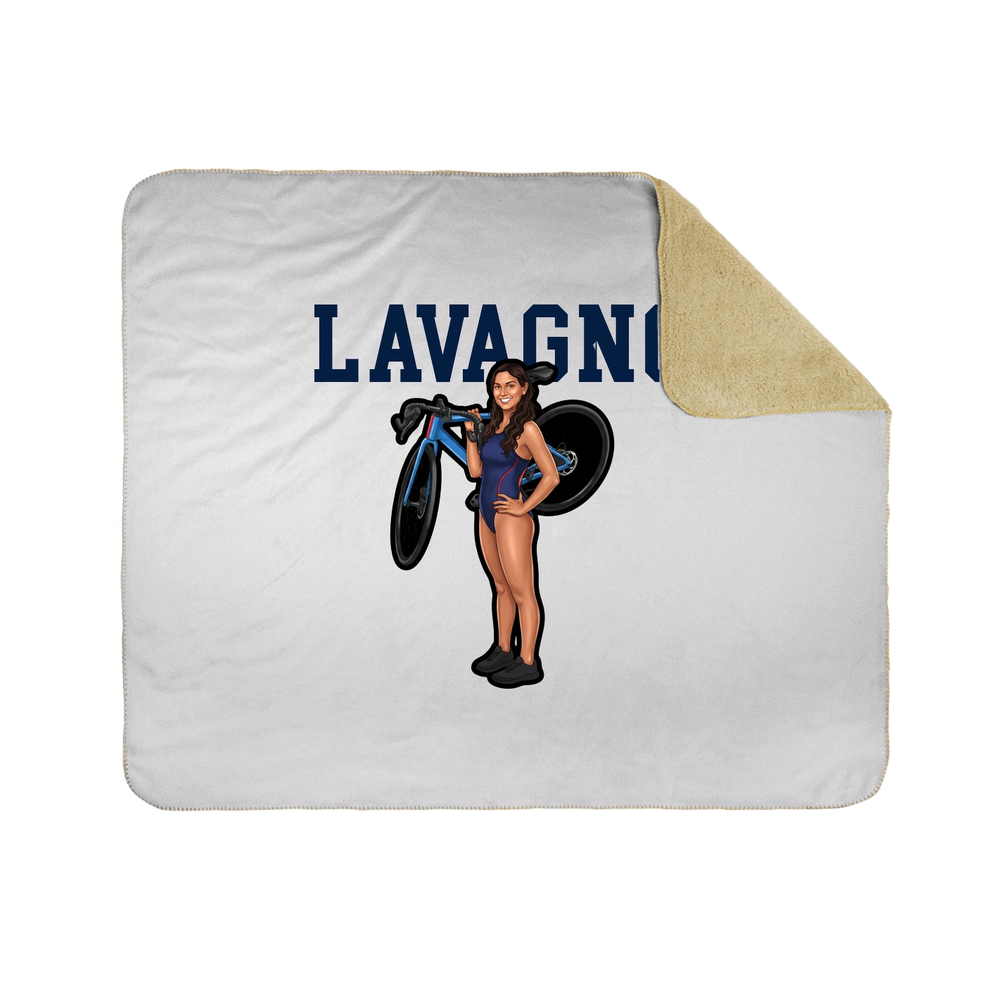 Throw Blanket — Shirsey in White