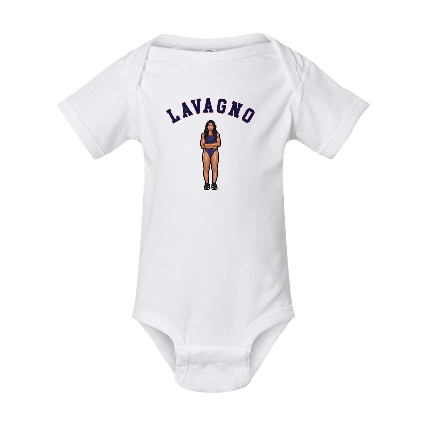 Baby Onesie — Shirsey Arch in White