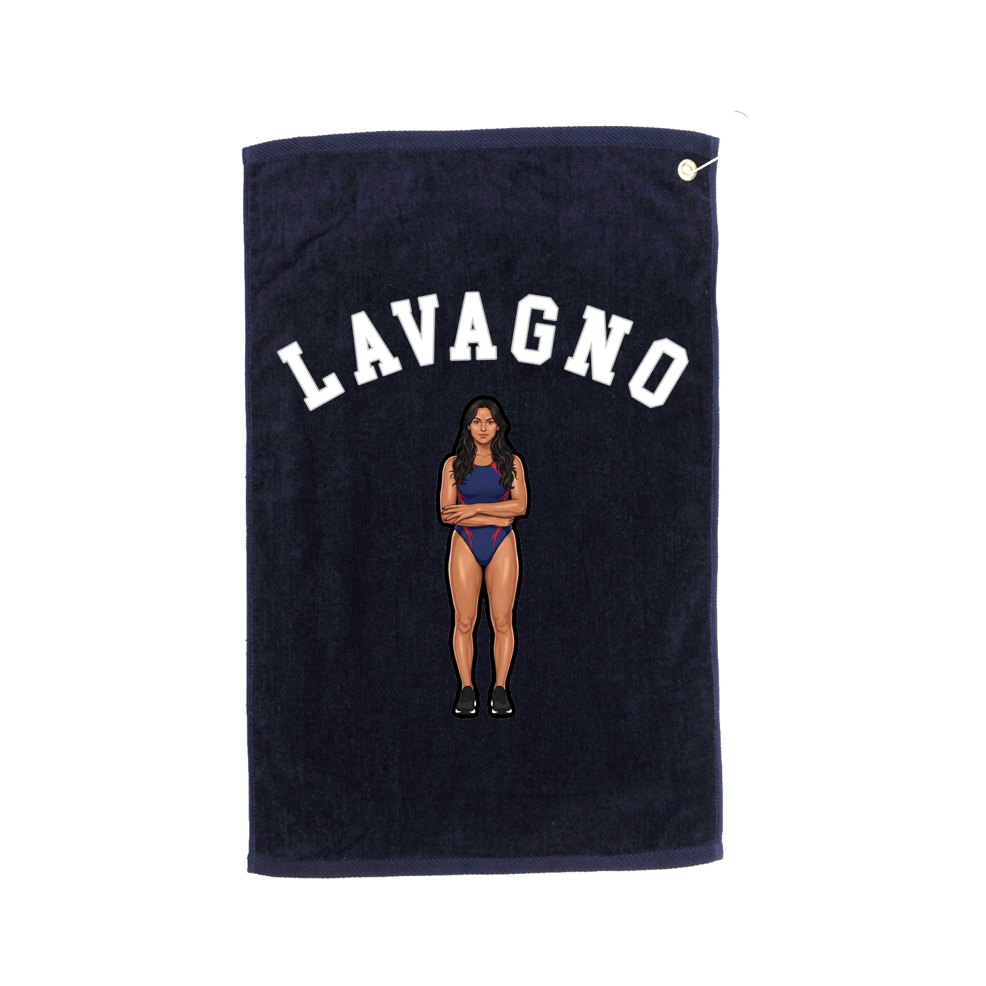 Golf Towel — Shirsey Arch in Navy