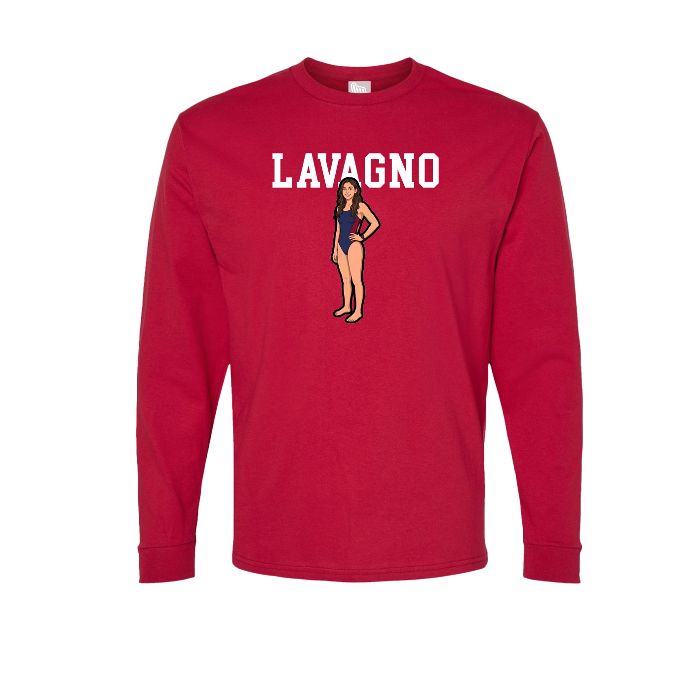 Long Sleeve Tee — Shirsey in Crimson