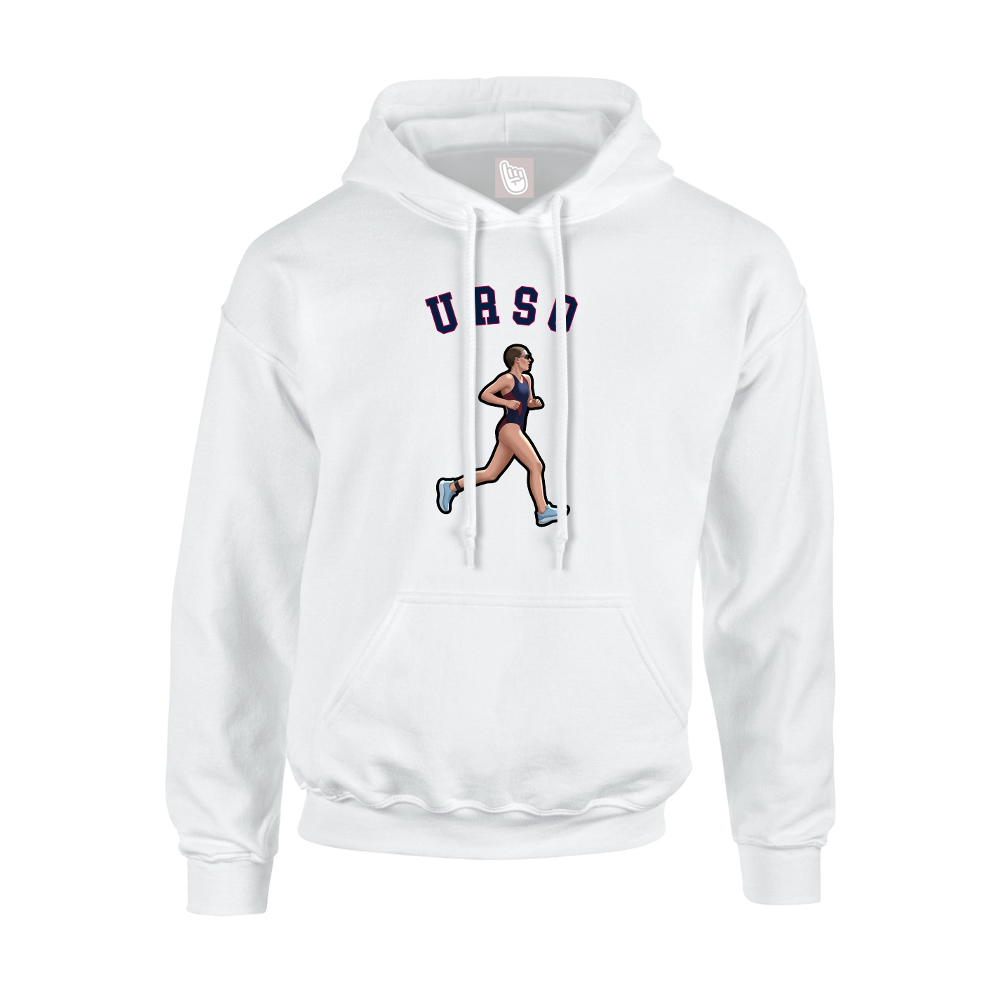 Youth Hoodie — Shirsey Arch in White