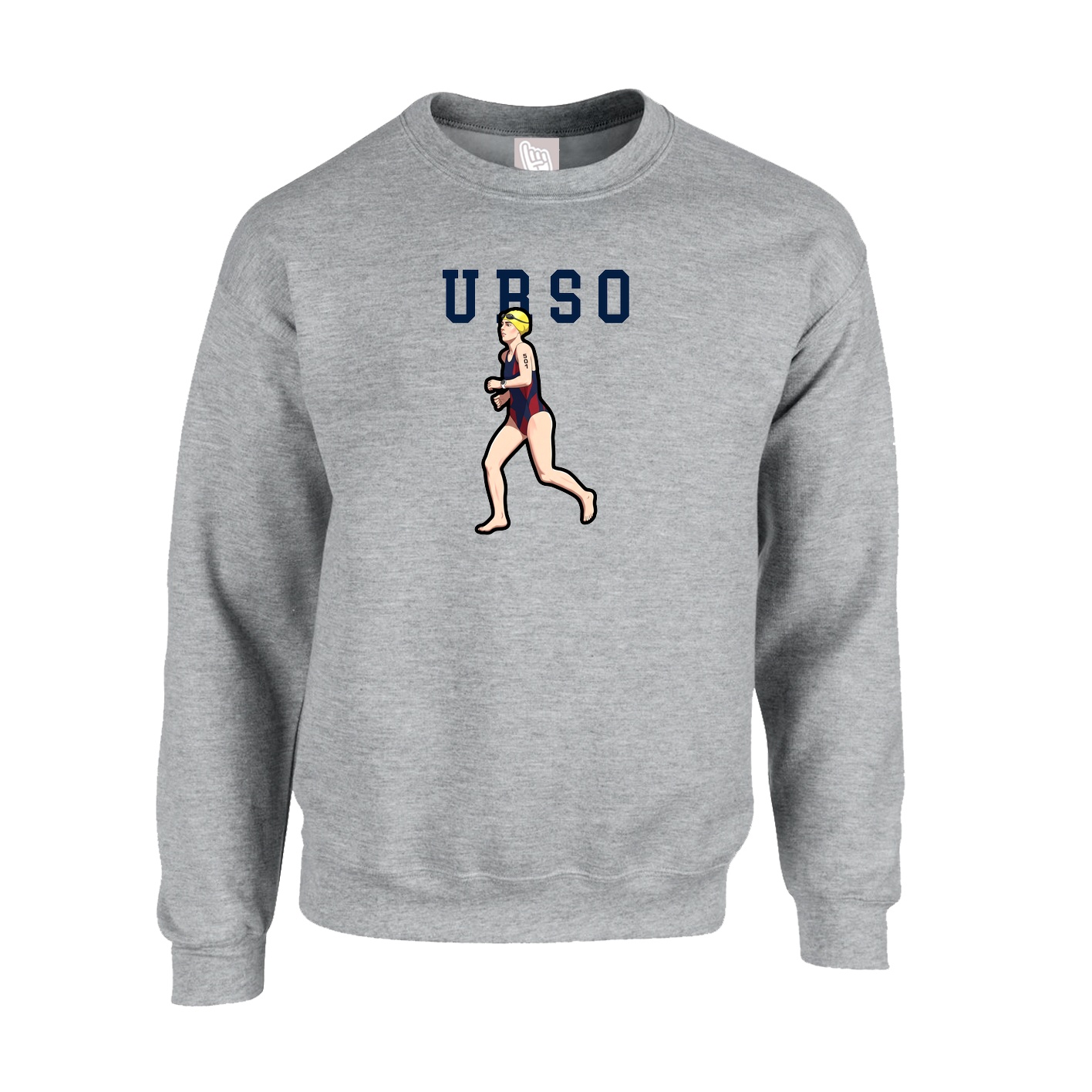 Fleece Crew — Shirsey in Grey