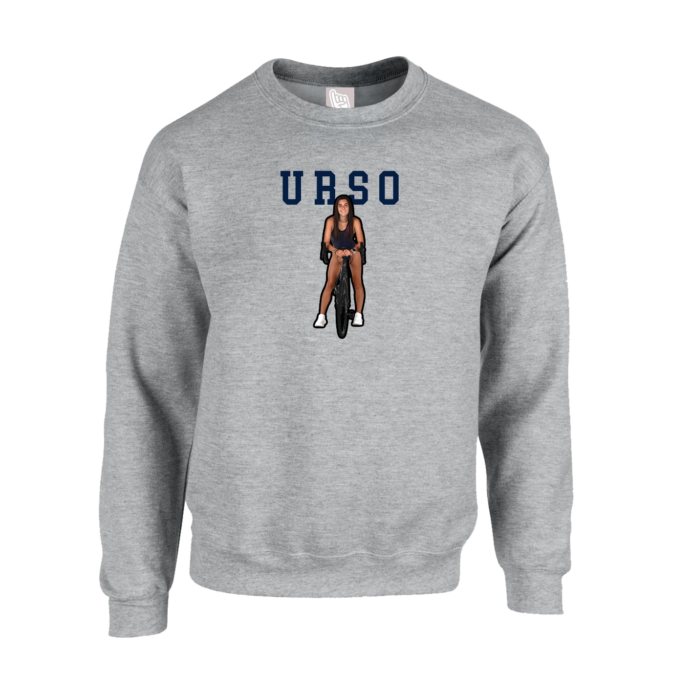 Fleece Crew — Shirsey in Grey