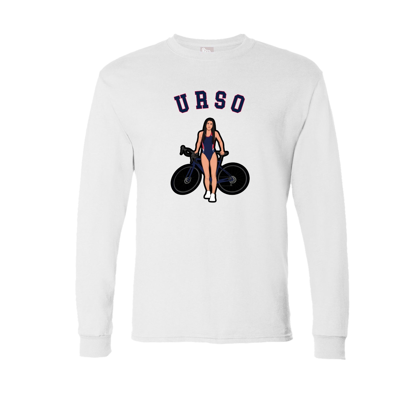 Long Sleeve Tee — Shirsey Arch in White