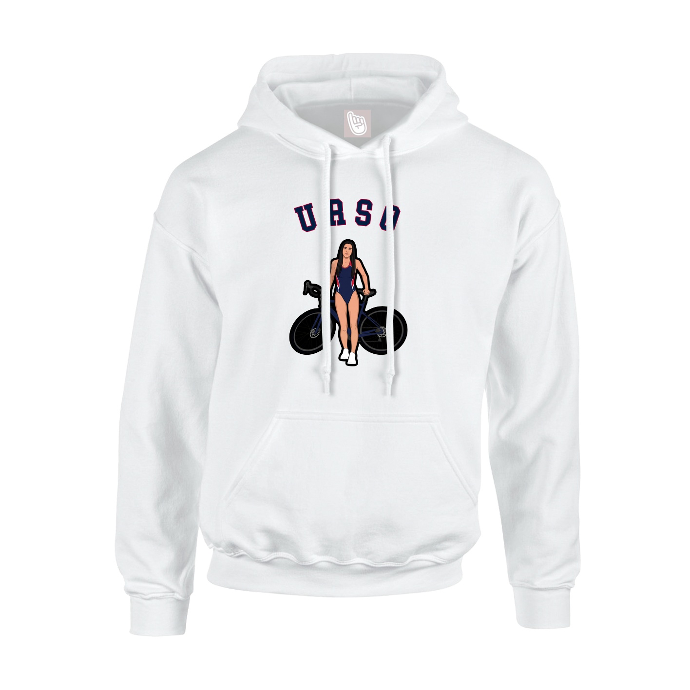 Hoodie — Shirsey Arch in White