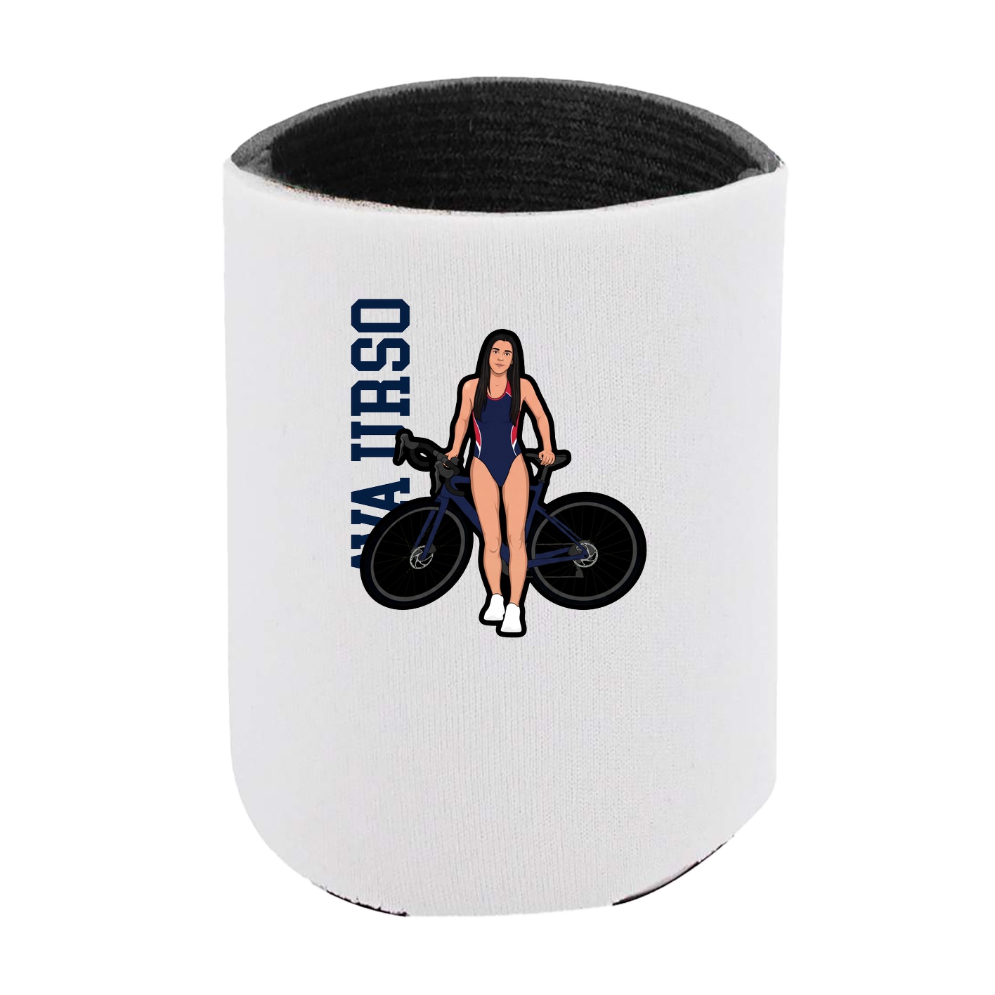 Can Holder — Name Vertical in White