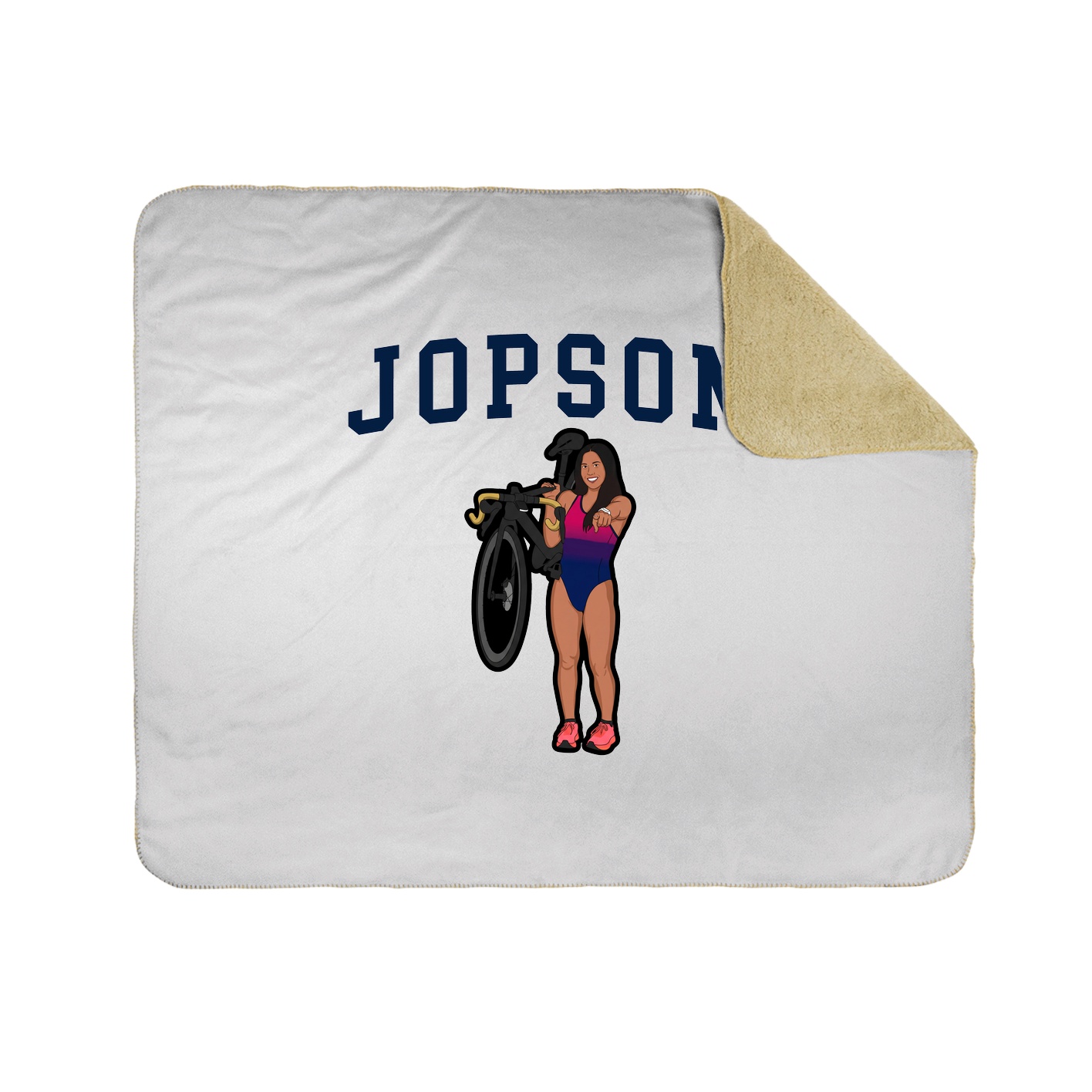Throw Blanket — Shirsey in White