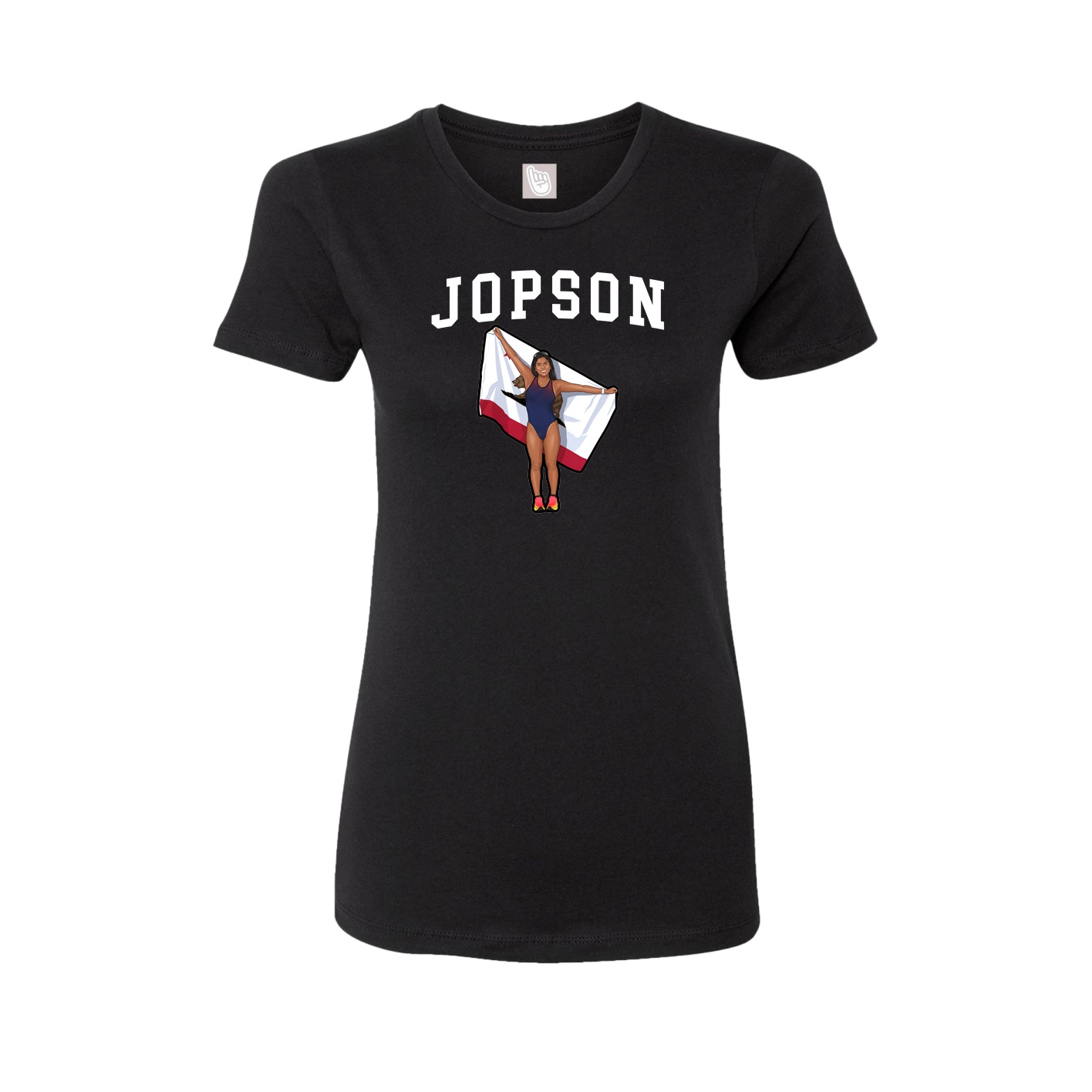 Fitted Women's Tee — Shirsey in Black