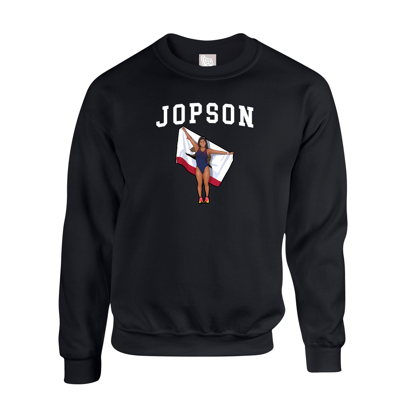 Fleece Crew — Shirsey in Black