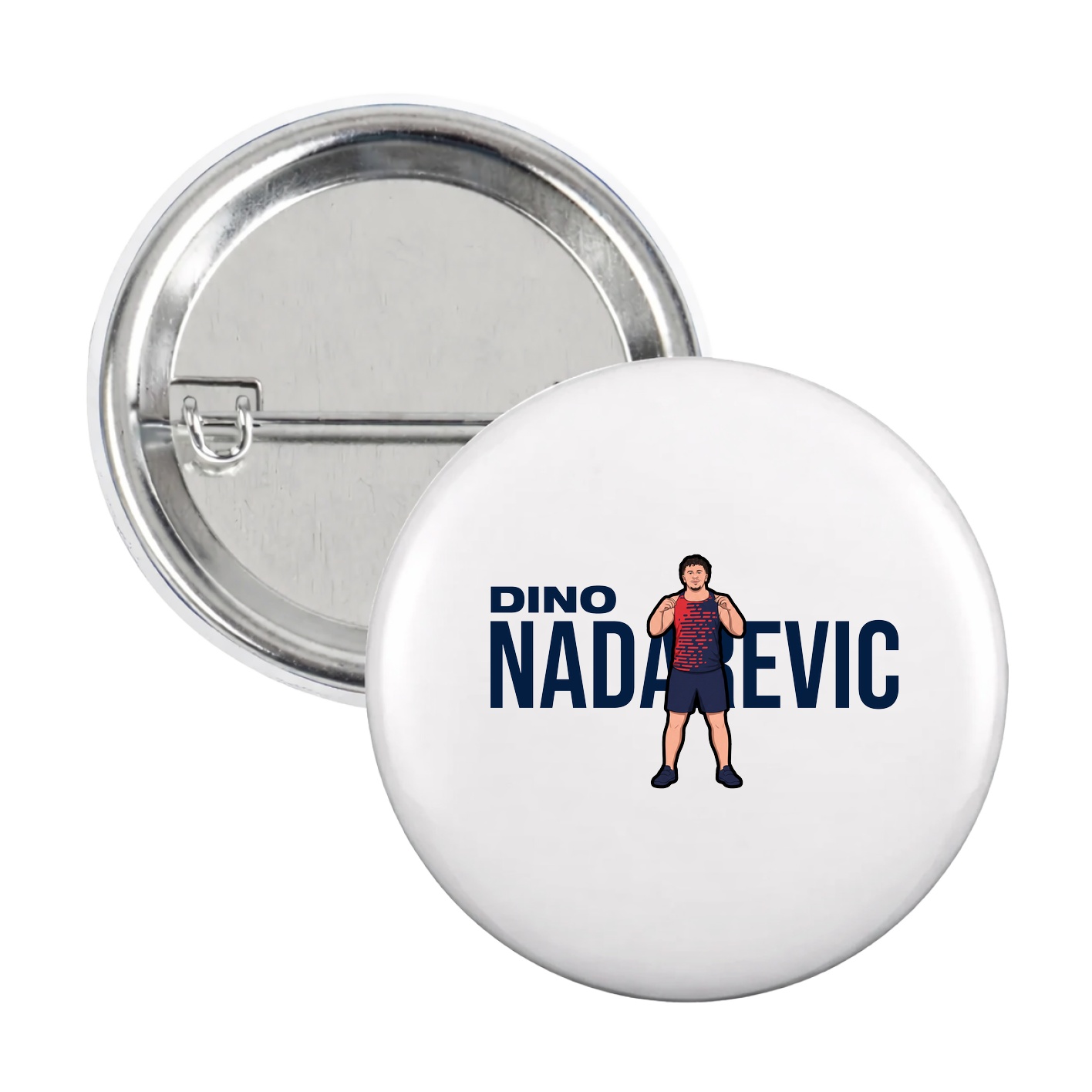 Game Day Button — Player Name in White