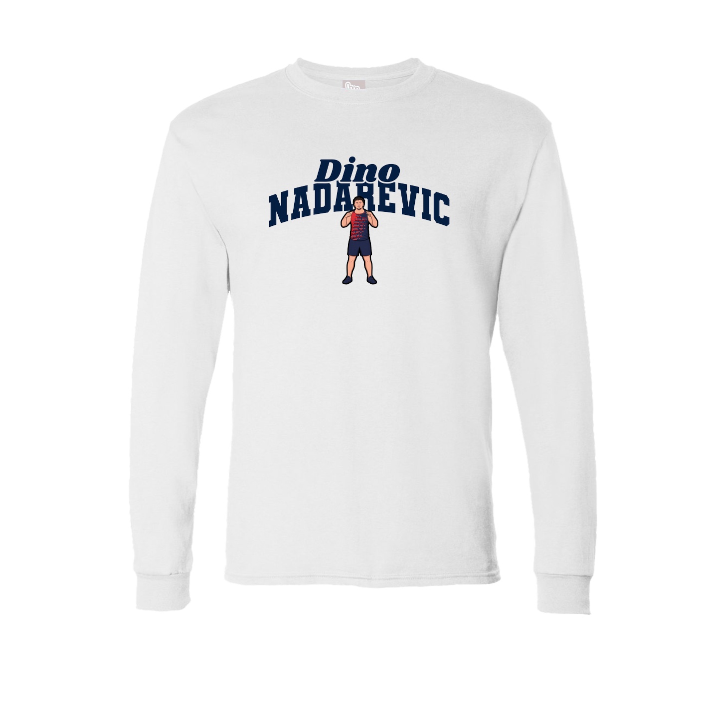 Long Sleeve Tee — Signature Arch in White