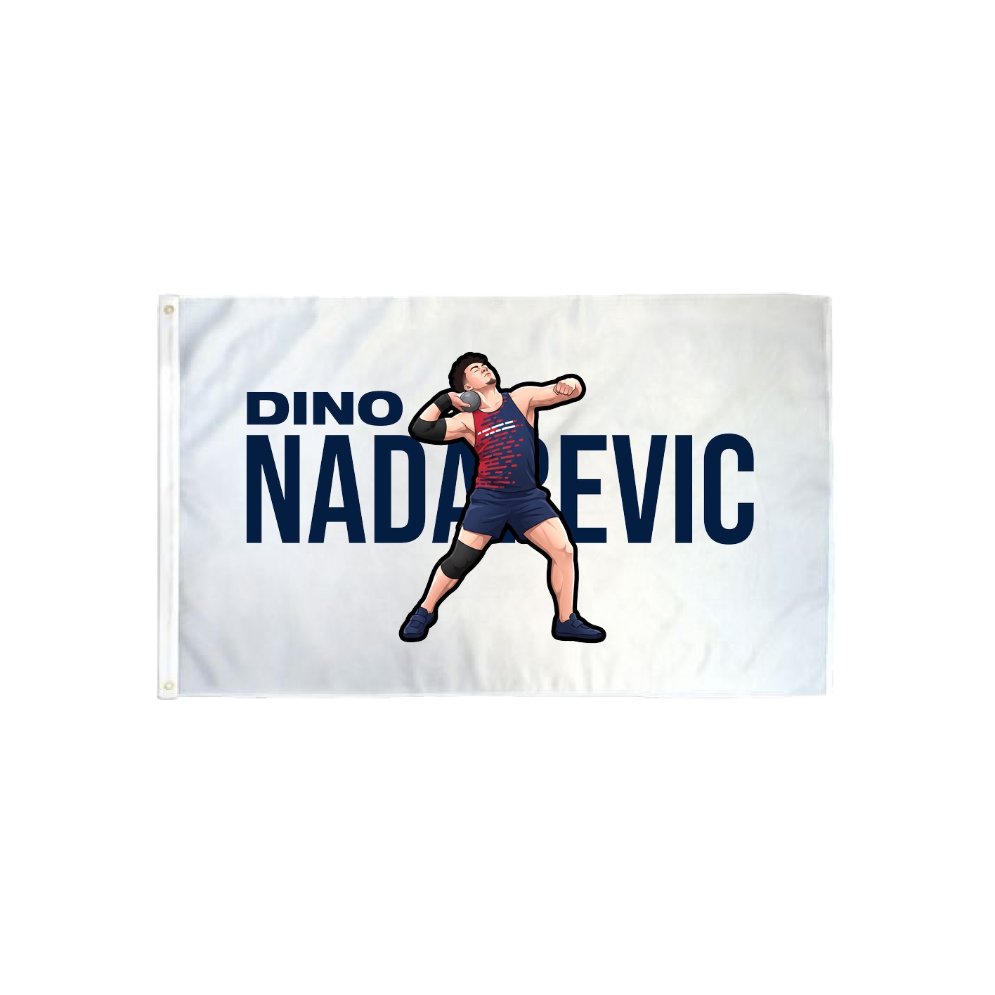 3x5 Flag — Player Name in Classic
