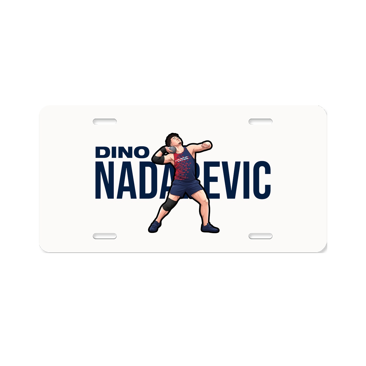 License Plate — Player Name in Classic