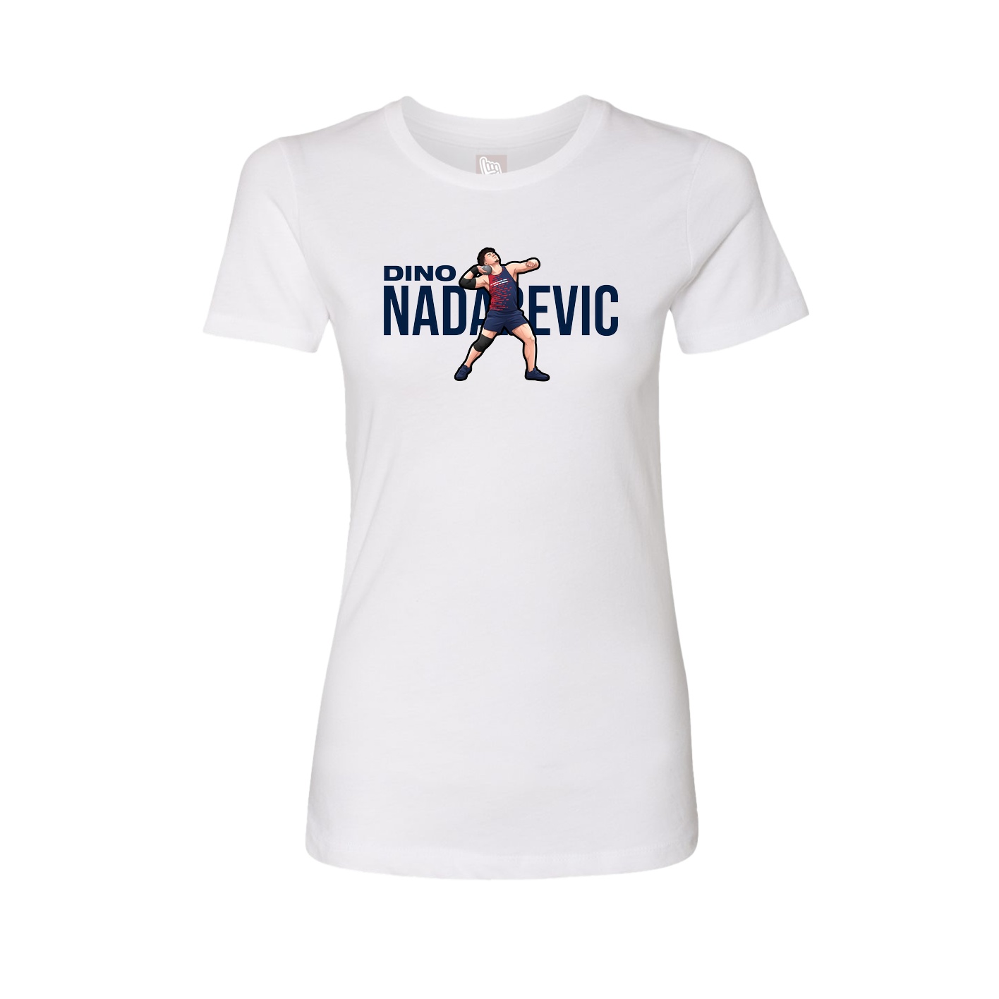 Womens Tee — Player Name in White