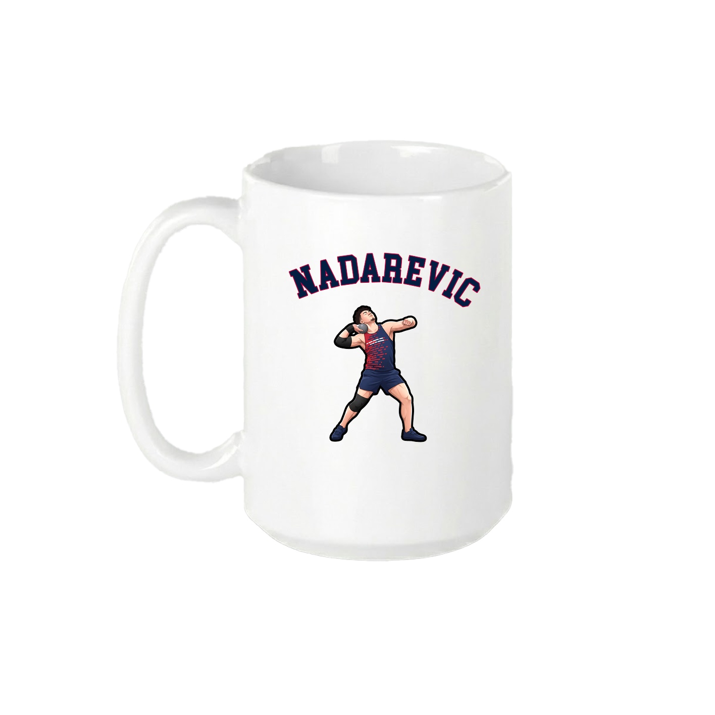 15oz Coffee Mug — Shirsey Arch in White