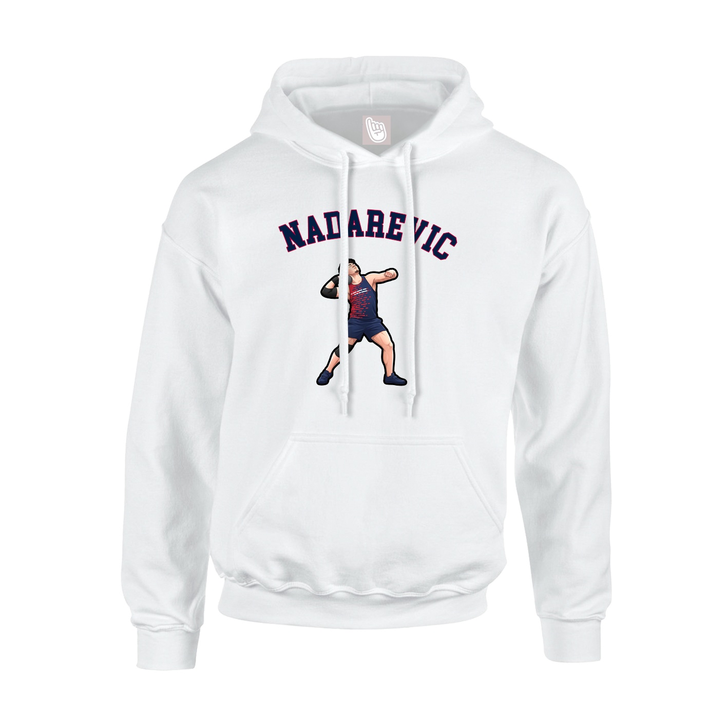 Hoodie — Shirsey Arch in White