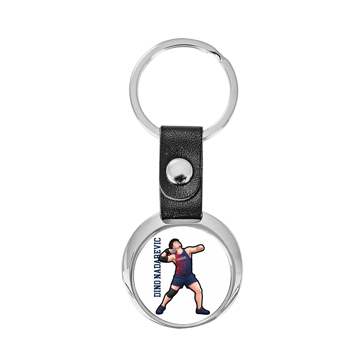 Key Chain — Name Vertical in Classic