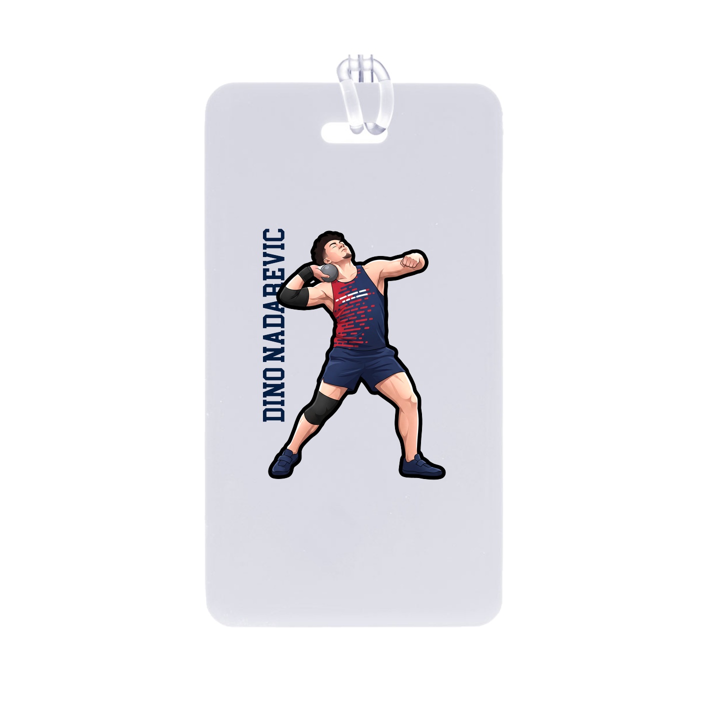 Bag Tag — Name Vertical in Classic