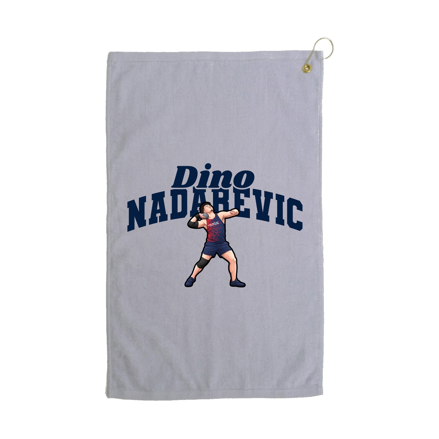 Golf Towel — Signature Arch in Grey