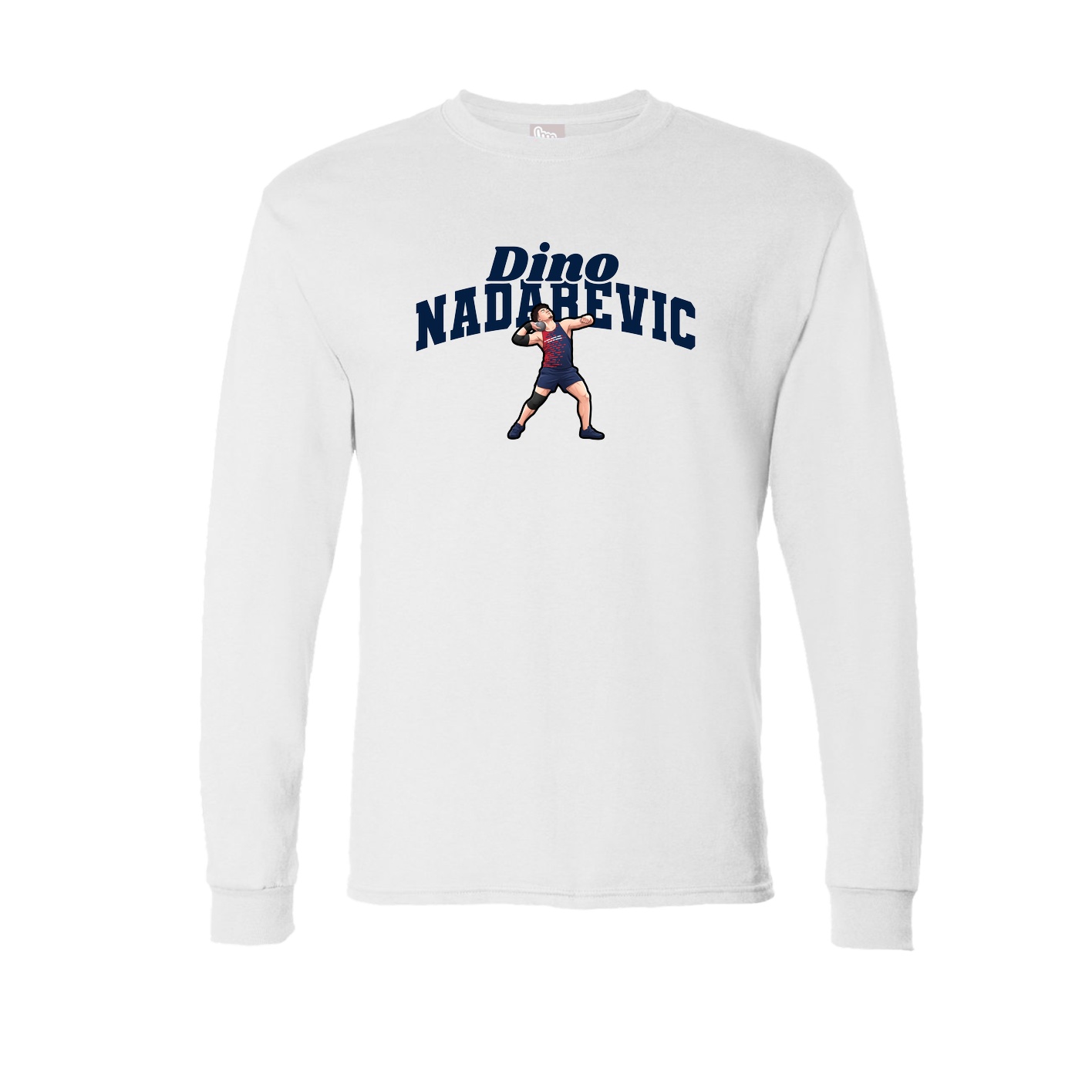 Long Sleeve Tee — Signature Arch in White
