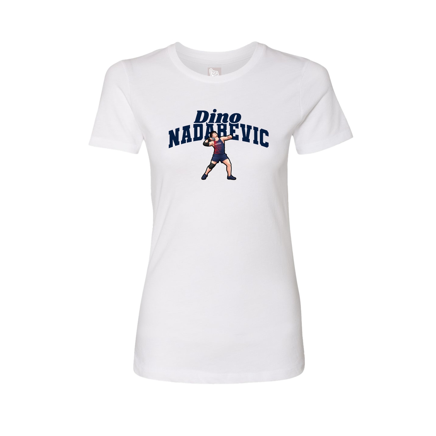 Womens Tee — Signature Arch in White
