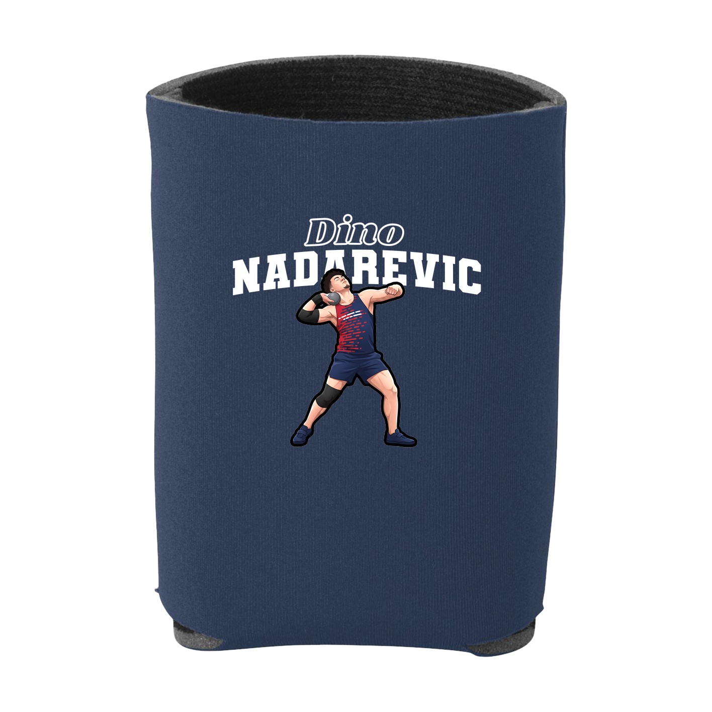 Can Holder — Name Arch in Navy