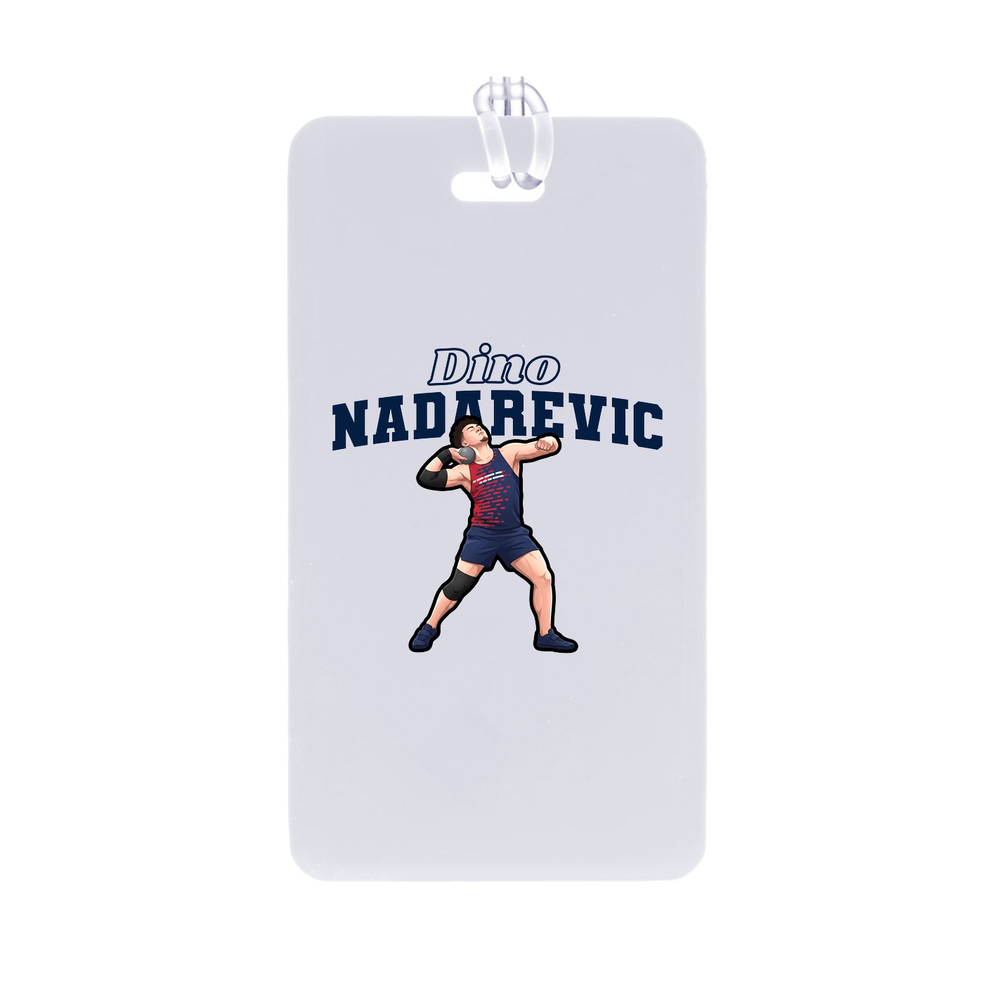 Bag Tag — Name Arch in Classic