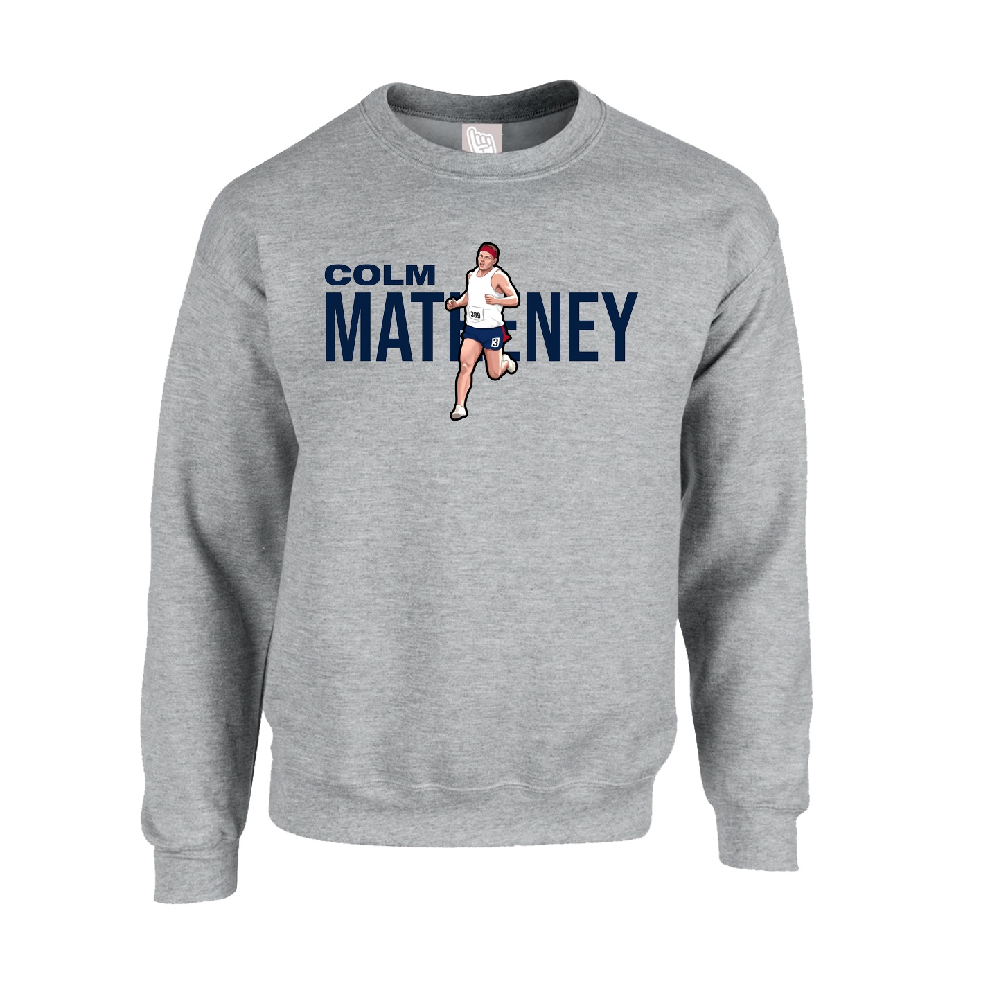 Fleece Crew — Player Name in Grey