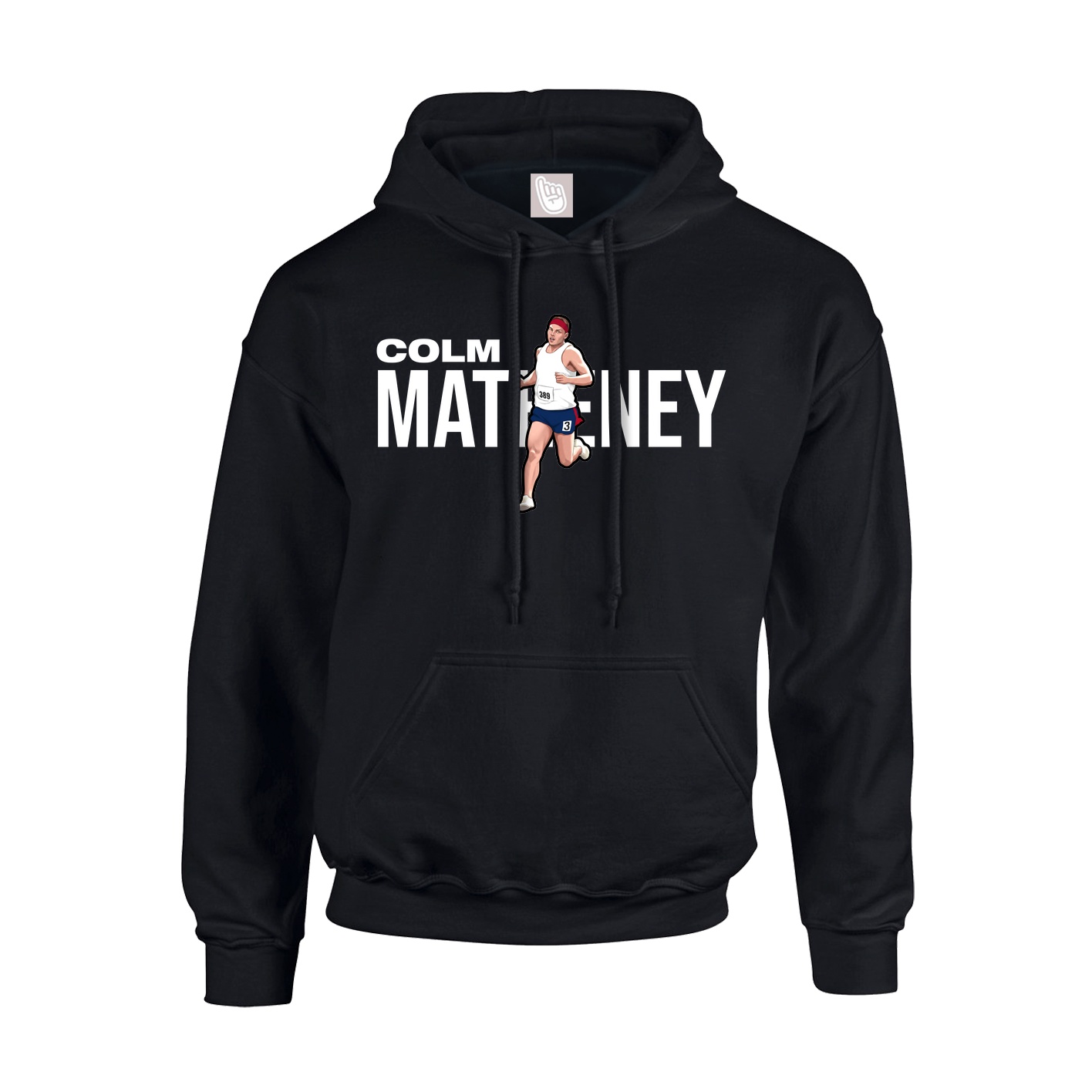 Youth Hoodie — Player Name in Black