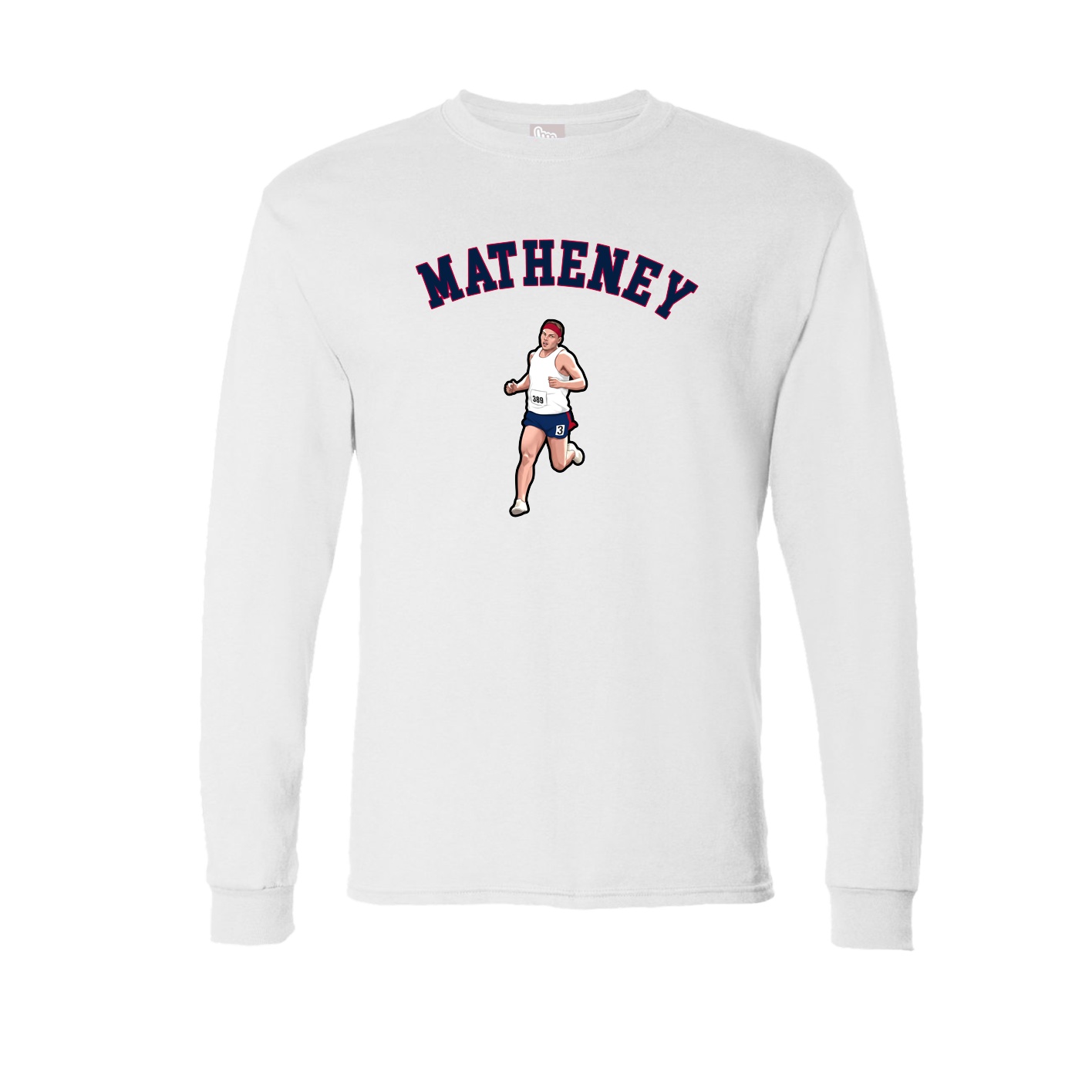 Long Sleeve Tee — Shirsey Arch in White