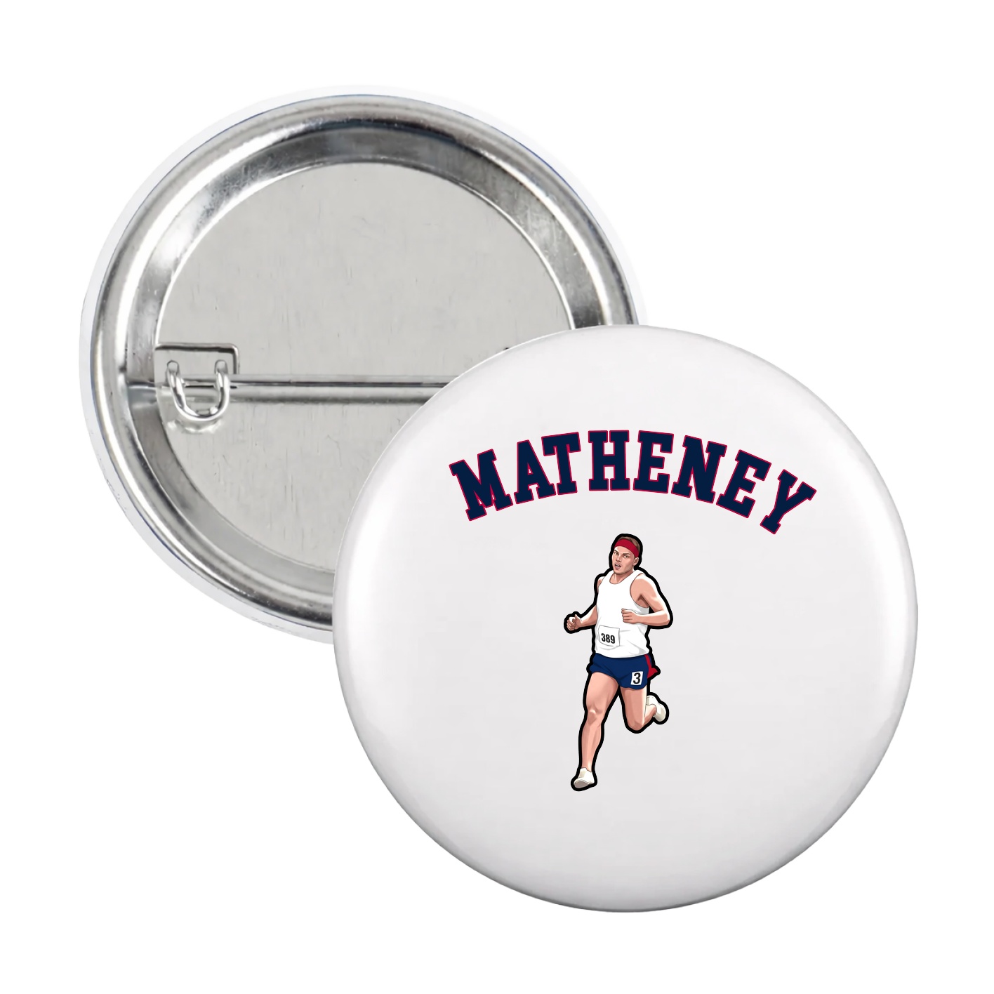 Game Day Button — Shirsey Arch in White