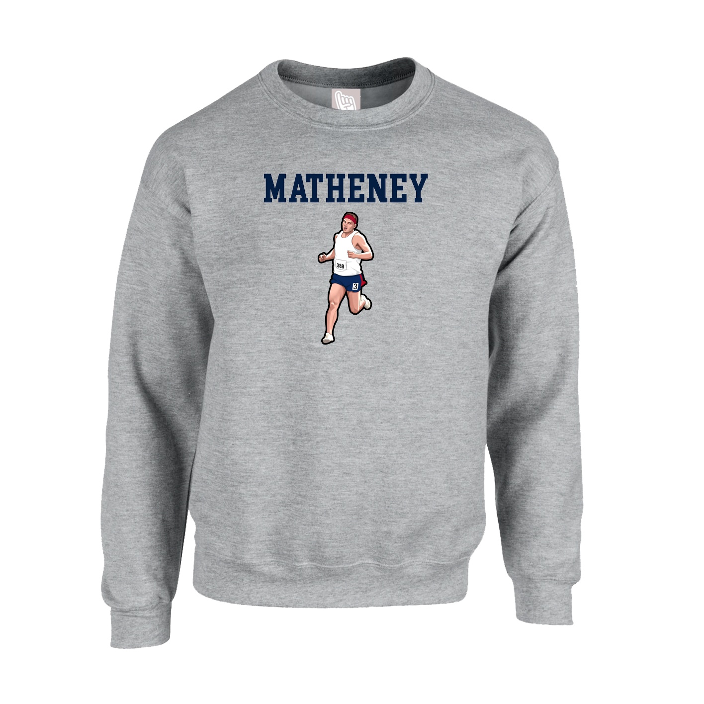 Fleece Crew — Shirsey in Grey
