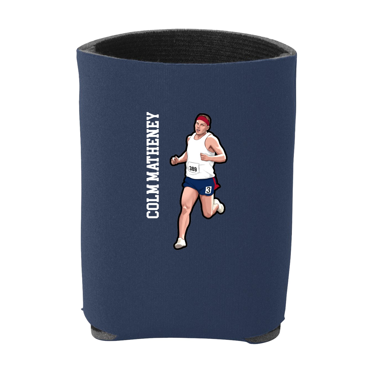 Can Holder — Name Vertical in Navy