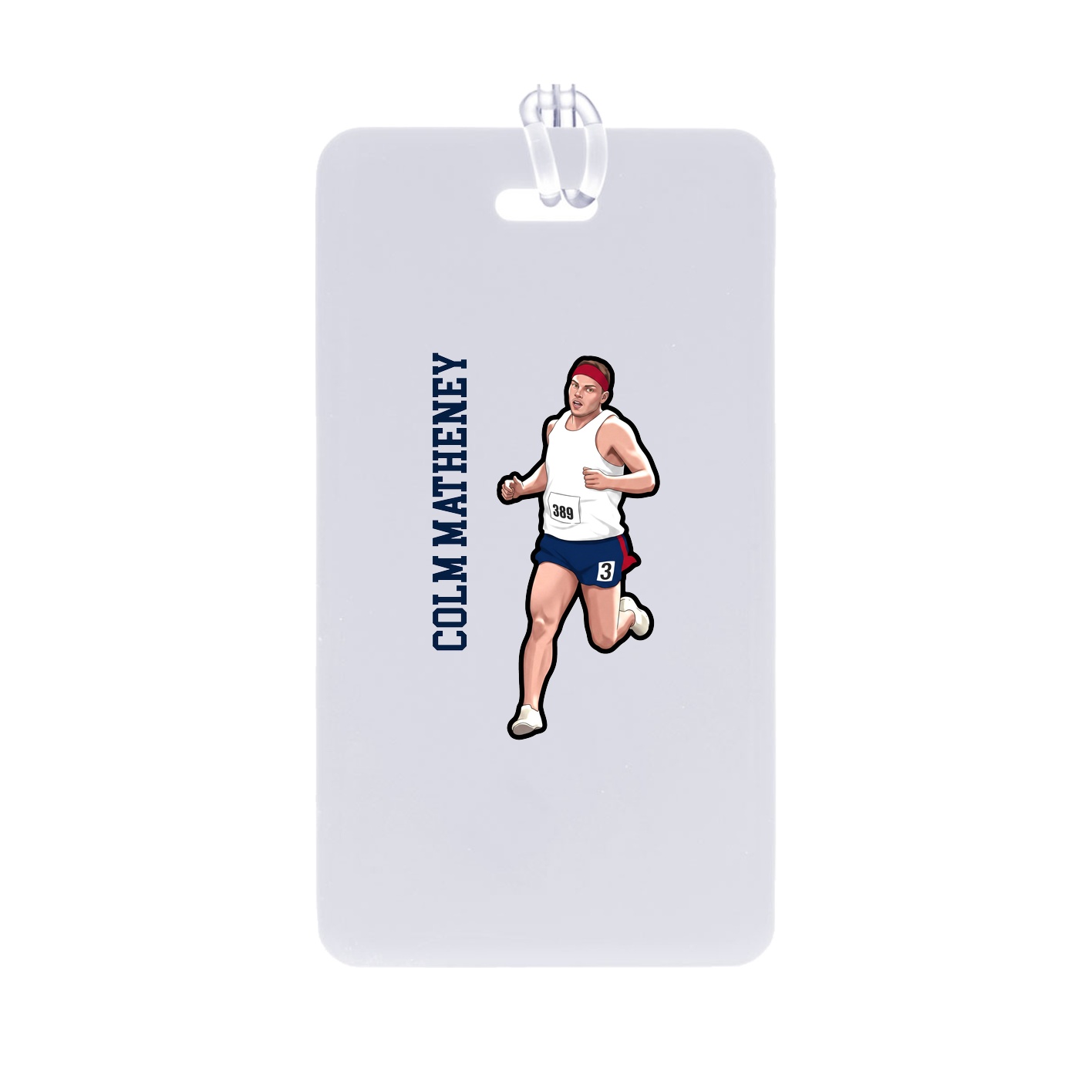 Bag Tag — Name Vertical in Classic