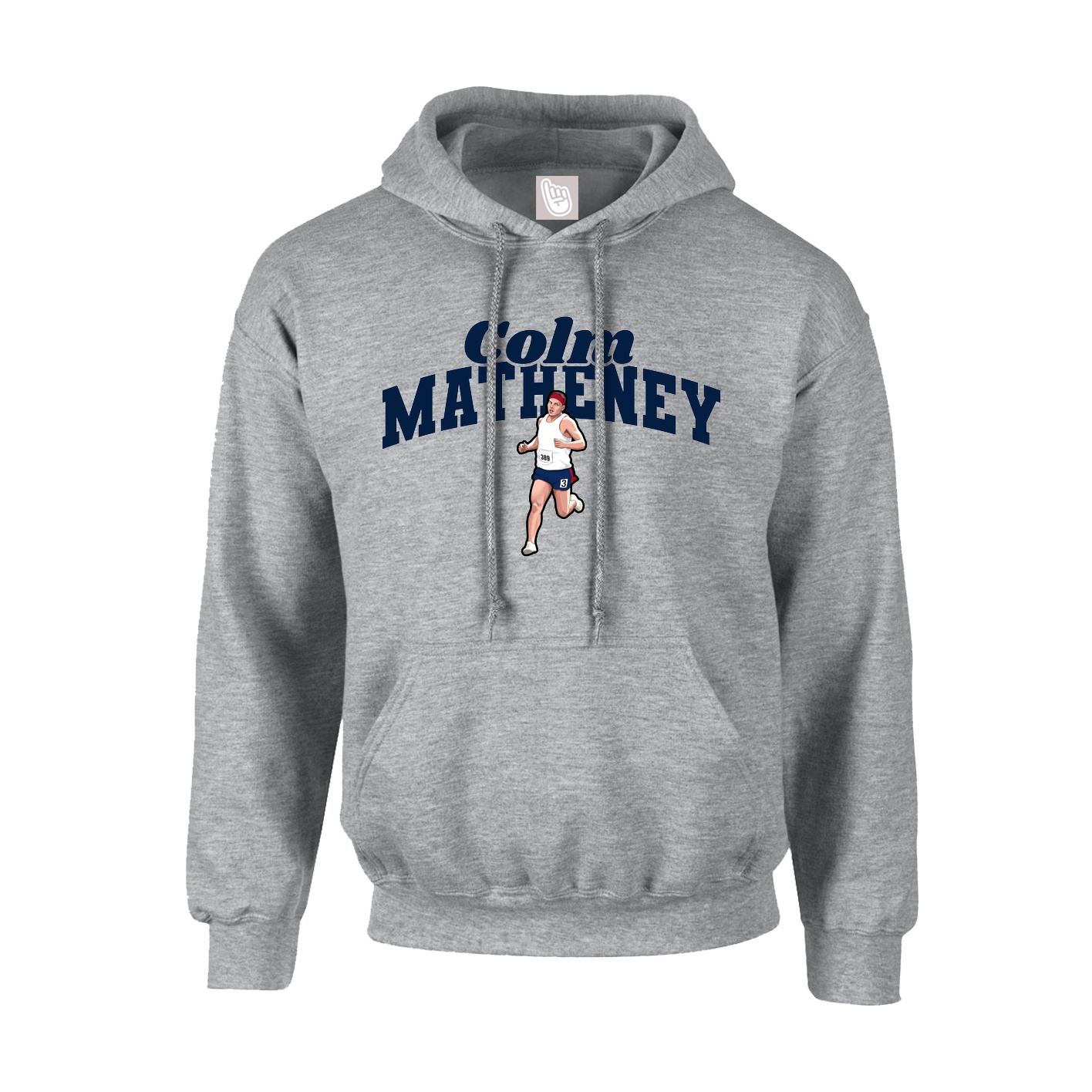 Hoodie — Signature Arch in Grey