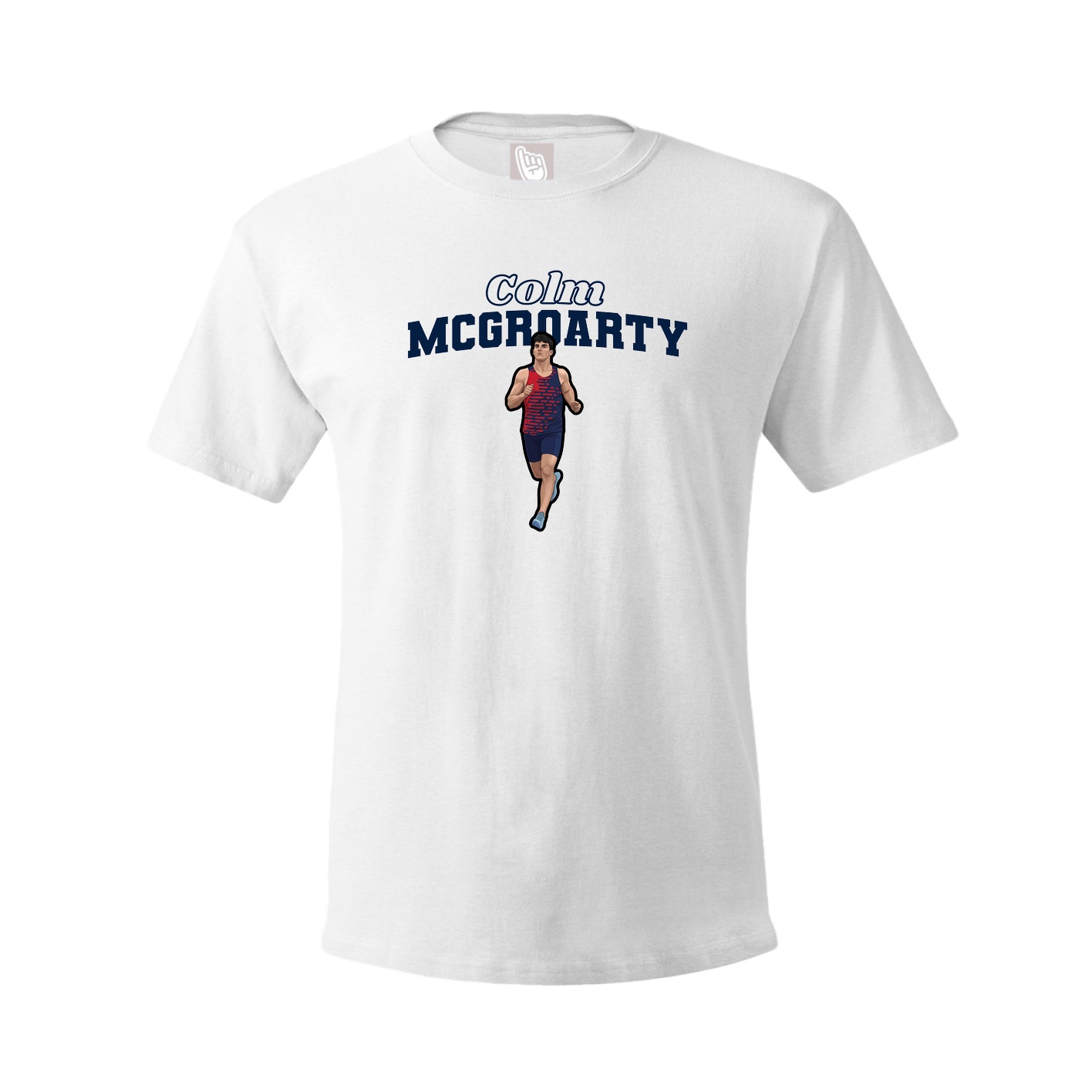 Tee — Name Arch in White