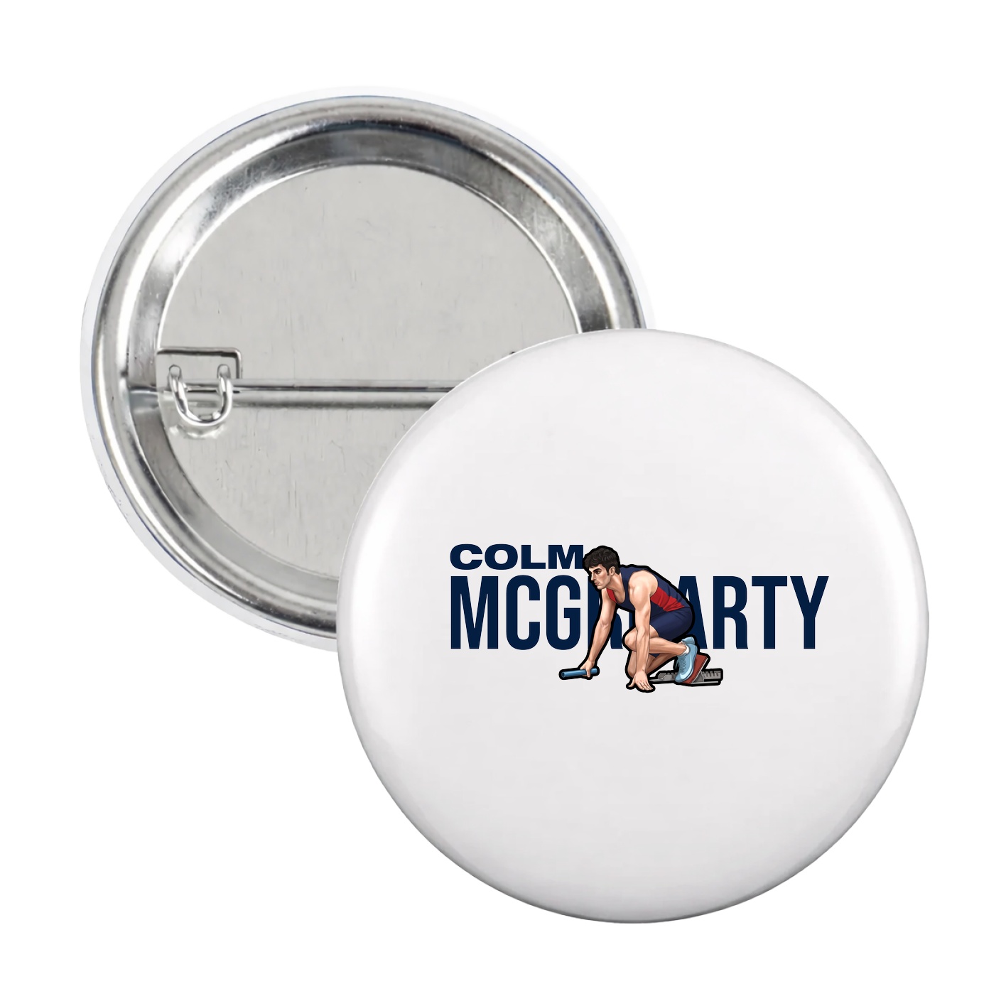 Game Day Button — Player Name in White