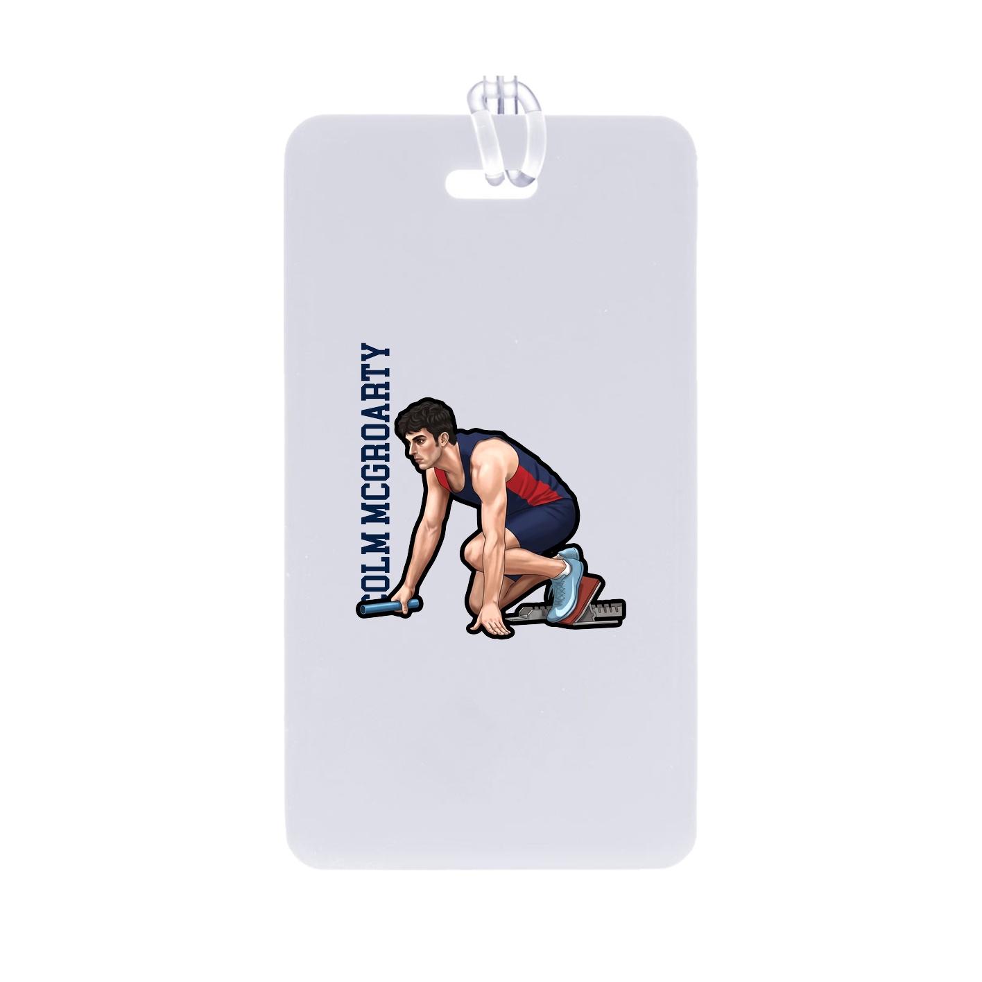 Bag Tag — Name Vertical in Classic