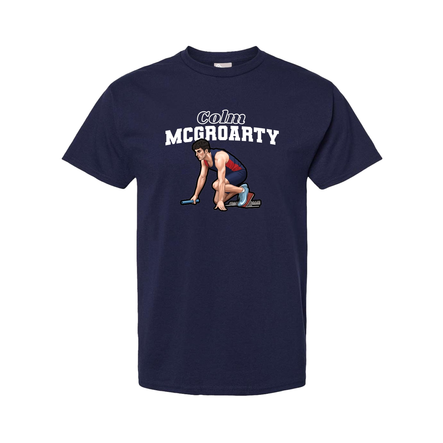 Tee — Name Arch in Navy