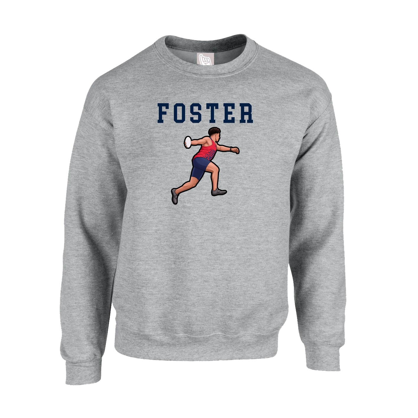 Fleece Crew — Shirsey in Grey
