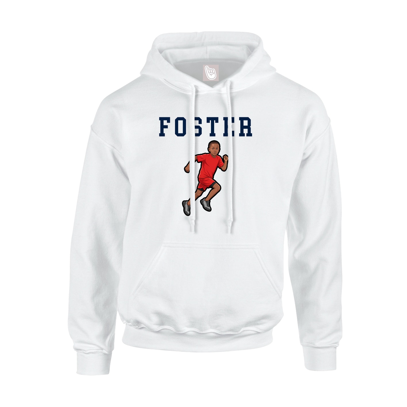 Youth Hoodie — Shirsey in White