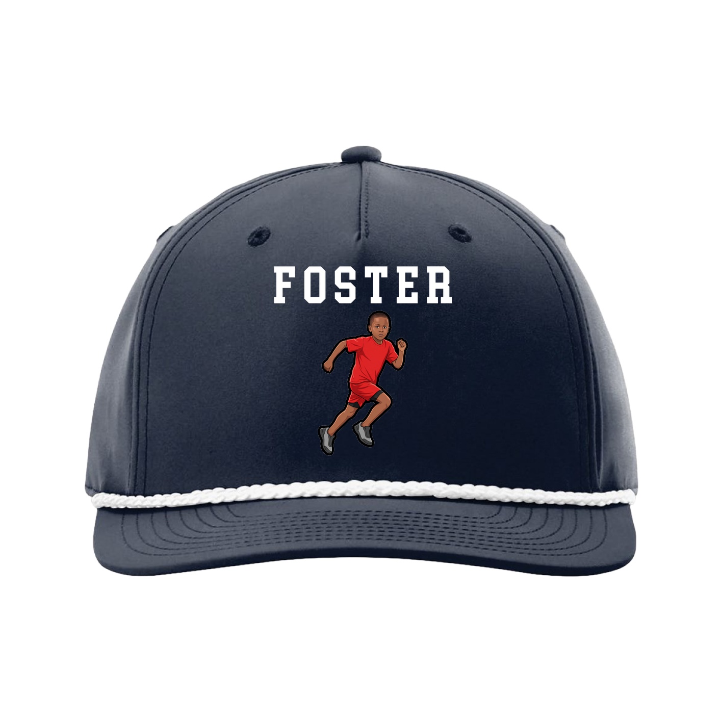 Five-Panel Classic Rope Cap — Shirsey in Navy