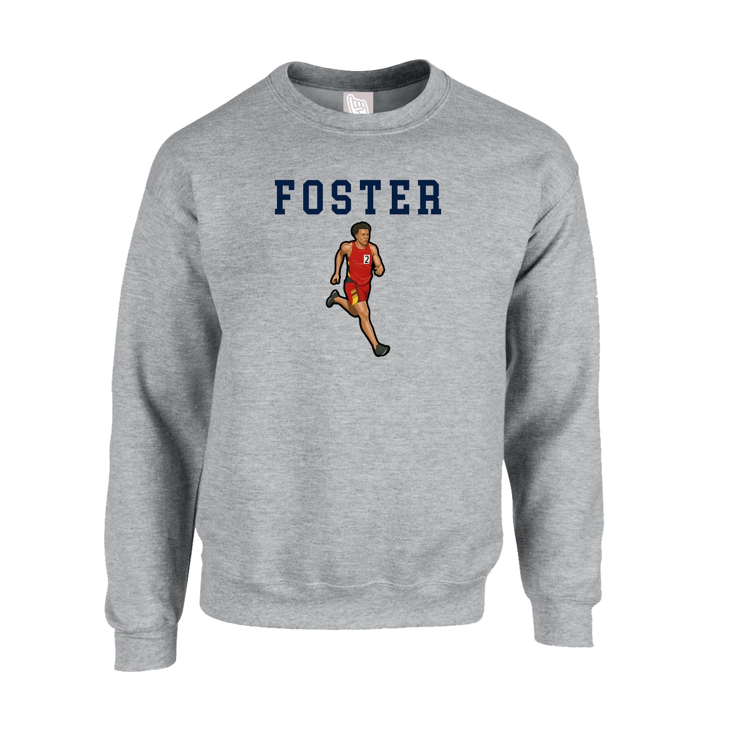 Fleece Crew — Shirsey in Grey