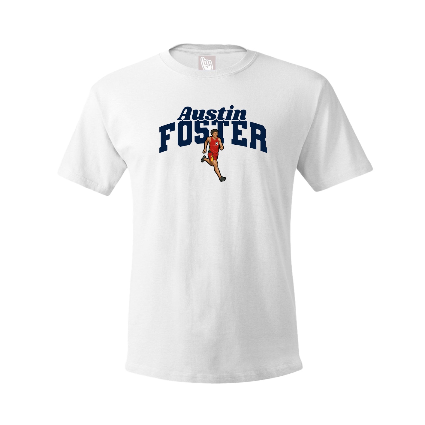 Youth Tee — Signature Arch in White