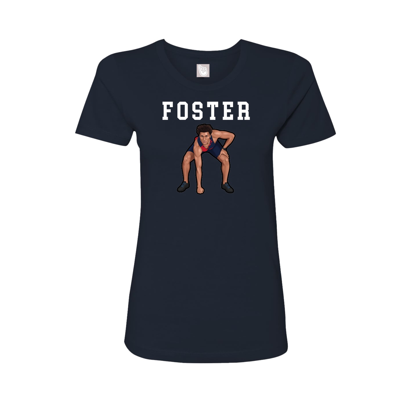 Fitted Women's Tee — Shirsey in Navy