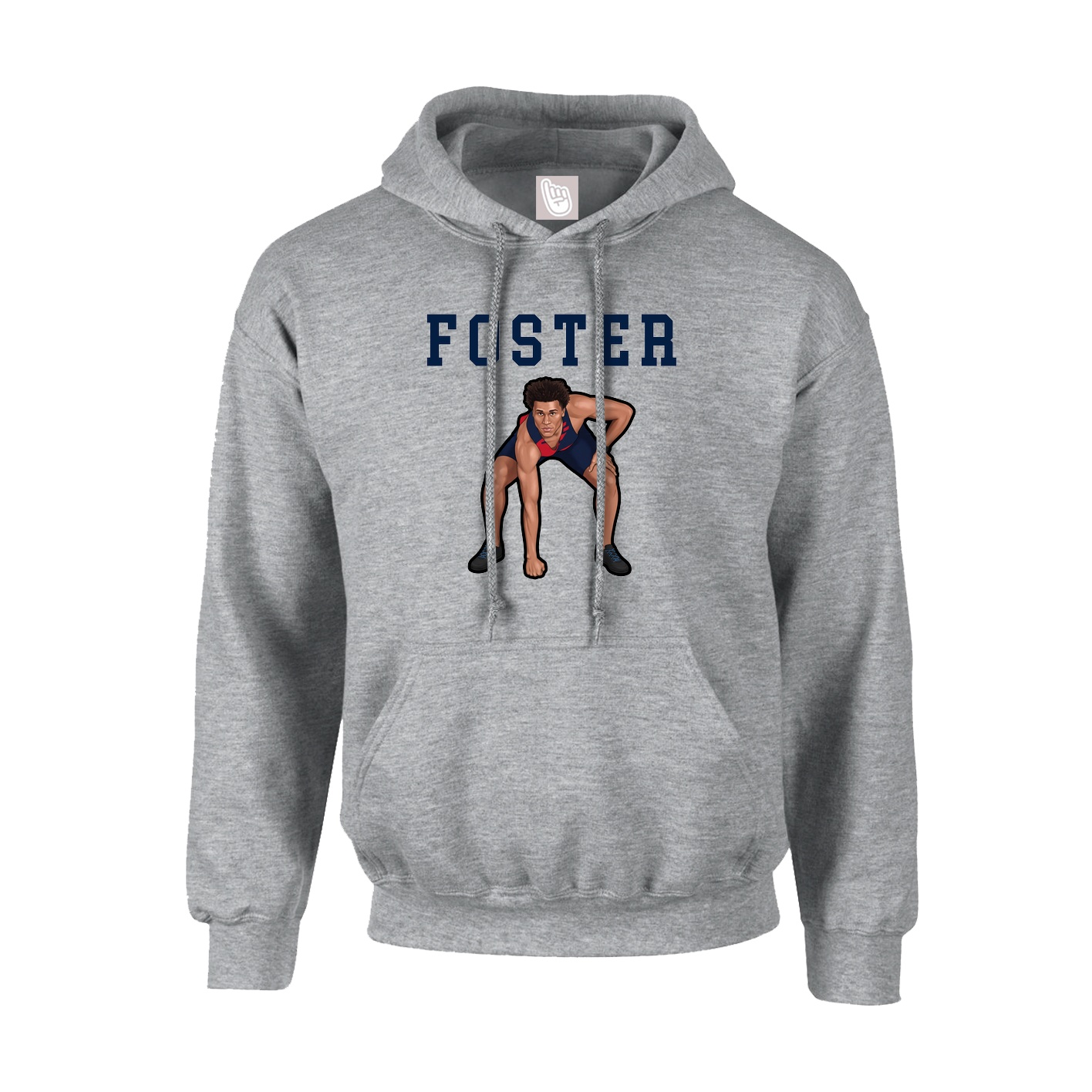 Hoodie — Shirsey in Grey