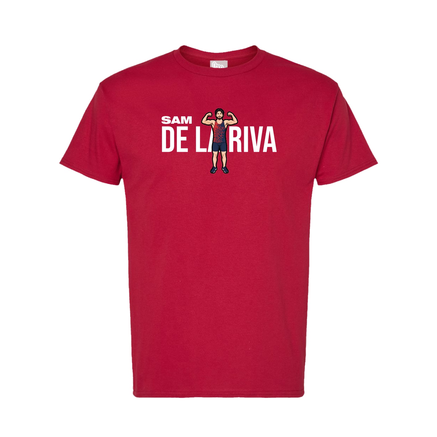 Tee — Player Name in Crimson