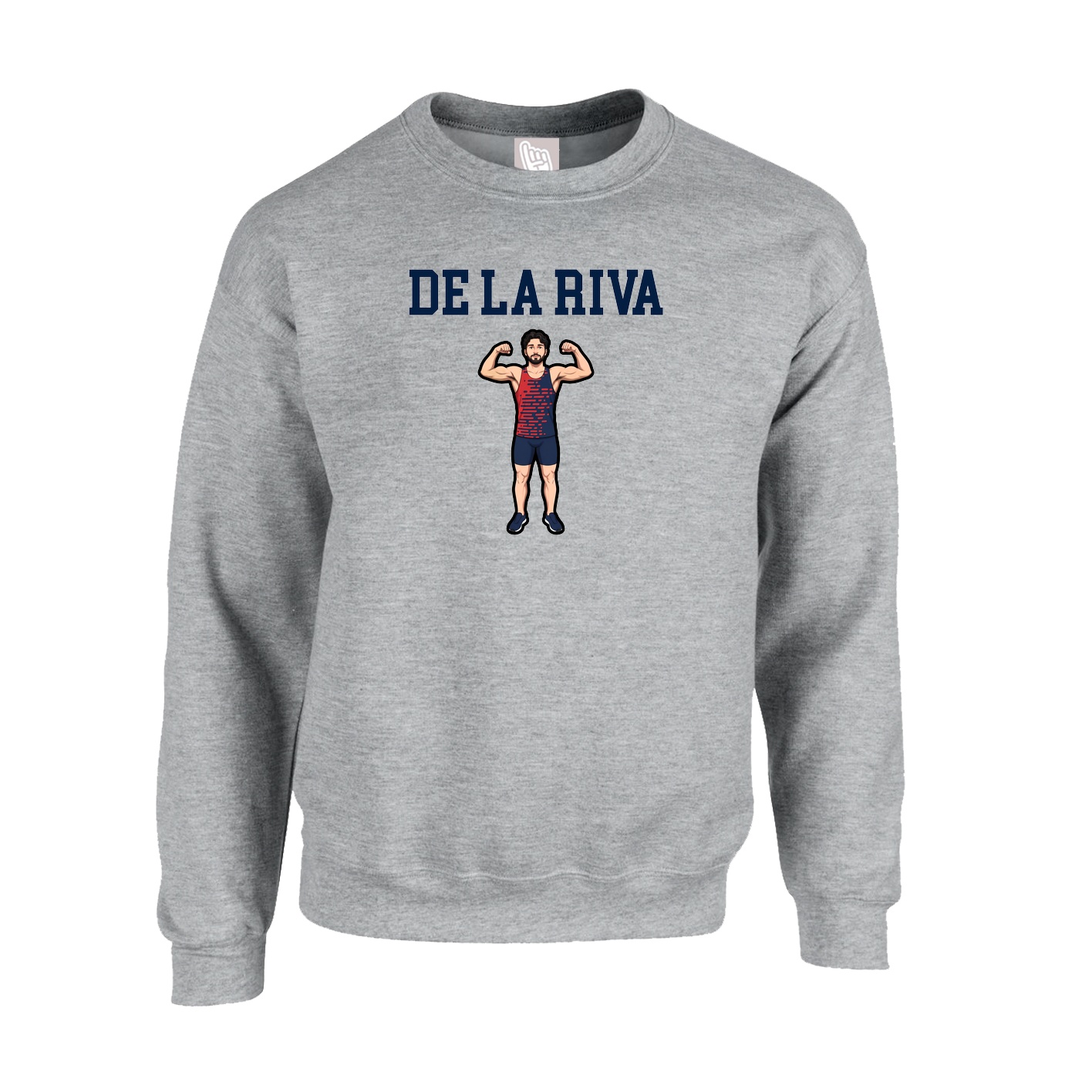 Fleece Crew — Shirsey in Grey
